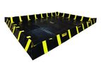 Justrite QuickBerm - Model JR-28546 - 12' x 16' x 12 Inch Containment Berm with Inside Wall Supports