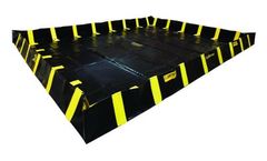 Justrite QuickBerm - Model JR-28546 - 12' x 16' x 12 Inch Containment Berm with Inside Wall Supports