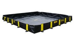 Justrite Rigid Lock QuickBerm - 10` x 10` x 12
