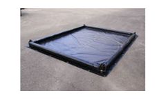 Foam Wall Spill Containment Berm - 10` x 10` x 4