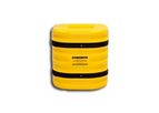 Eagle - Model 1724-10 - Column Protector for 10 Column - 24 High - Yellow