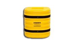 Eagle - Model 1724-10 - Column Protector for 10 Column - 24 High - Yellow