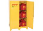 Eagle - Model 9010LEGS - Flammable Safety Cabinet - 90 Gal. Self Closing