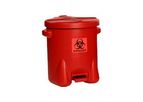 Eagle - Model 947BIO - HDPE Biohazardous Waste Can