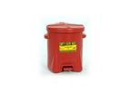 Eagle - Model 933-FL - 6 Gallon Oily Waste Can