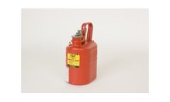 Eagle - Model 1511 - 1 Gallon Red Poly Lab Safety Can