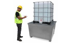 UltraTech - Model 1184 - IBC Steel Containment Spill Pallet