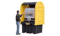 Justrite - Model 28677 - IBC Outdoor Shed with Spill Pallet