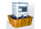 Eagle - Model EM-1683D - All Poly IBC Spill Containment Unit - With Drain