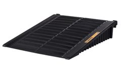 Justrite - Model 28679 - Pallet Ramp Drum Shed - Black