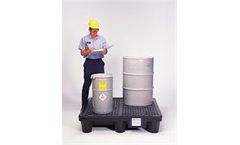 UltraTech - Model 1113 - Spill Pallet P4 Economy - 4 Drum With Drain