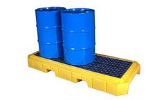 UltraTech - Model UT-9627 - Pallet P3 Plus 3 Drum Spill Pallet With Drain