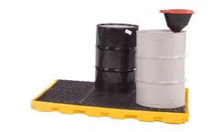 UltraTech - Model UT-1175 - One Piece Spill Containment Decks for 6 or 8 Drums