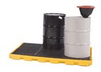 UltraTech - Model 1175 - One Piece Spill Containment Decks for 6 or 8 Drums