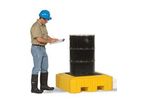 UltraTech - Model 9607 - Ultra-Spill Pallet P1 Plus - 1 Drum - With Drain