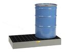 Model SSB-5125 - Little Giant 2 Drum Low Profile Steel Spill Pallet