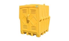 Eagle - Model 1649 - Outdoor Storage Building Poly 4 Drum