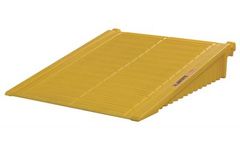 Justrite - Model 28678 - Pallet Drumshed Ramp - Yellow