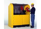 Ultra Hard - Model P2 Plus - Top Spill Pallet 2 Drum Storage - With Drain