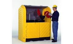 Ultra Hard - Model P2 Plus - Top Spill Pallet 2 Drum Storage - With Drain