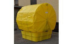 Eagle - Model EM-1683STC - IBC Containment Unit with Soft Top Cover & Poly Platform