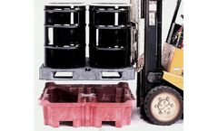 Ultra-Spill - Model 0801 - King 4 Drum Spill Pallet Without Drain