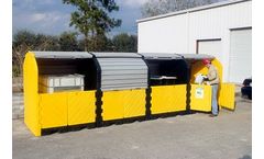 UltraTech - Model UT-9655 - Ultra Hard Top P16 Plus Spill Pallet - 16 Drum - With Drain