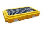 UltraTech - Model 9611 - Ultra Spill Pallet P2 Plus - 2 Drum - With Drain