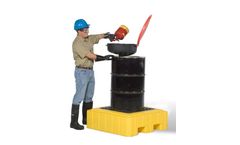 UltraTech - Model 9606 - Spill Pallet P1 Plus - 1 Drum - No Drain