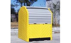 UltraTech - Model 9637 - HardTop P4 Plus 4 Drum Containment Pallet - With Drain