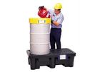 Model 2504 - Ultra-Spill Pallet P2 Economy - 2 Drum No Drain