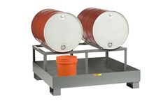 Little Giant - Model SST-5151-2D - Steel Spill Platform with Drum Rack - 2- Drum