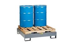 Little Giant - Model SSP-5151 - Steel Spill Pallet with Pallet Supports