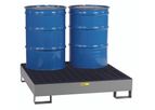 Little Giant - Model LG-SST-5151 - 4 Drum Forkliftable Steel Spill Pallet