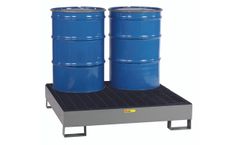 Little Giant - Model LG-SST-5151 - 4 Drum Forkliftable Steel Spill Pallet