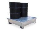 Ultratech - Model UT-1182 - 4 Drum Steel Containment Pallet