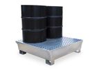Ultratech - Model 1182 - 4 Drum Steel Containment Pallet