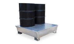 Ultratech - Model 1182 - 4 Drum Steel Containment Pallet