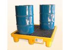 UltraTech - Model 1000 - Spill Pallet P4 - 4 Drum No Drain