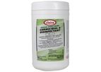 Broad Spectrum Germicidal & Disinfectant Wipes - 180 Wipes - 6 Canisters/Case