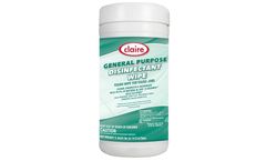 General Purpose Disinfecting Wipes - 60 Wipes - 6 Canisters/Case
