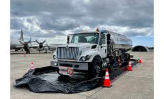 Interstate - Model IPI-DT1436-24-DT - 14` x 36` x 24 Inch Drive Thru Spill Containment Berm