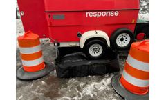 Interstate - Model IPI-LB35-12-XR - 3` x 5` x 12 Inch Spill Containment L-Bracket Berm