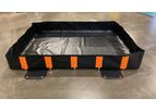 Interstate - Model IPI-LBL-44-12-VCP - L-Bracket Lite Spill Containment Berm - 4` x 4` x 12 Inch