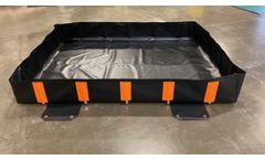 Interstate - Model IPI-LBL-1010-12-VCP - L-Bracket Lite Spill Containment Berm - 10` x 10` x 12 Inch