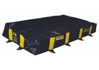 Justrite QuickBerm - Model JR-28514 - 4' x 8' x 12 Inch Rigid Lock