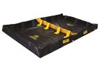 Justrite - Model JR-28570 - Decon QuickBerm - 6`W x 10`L x 8 Inch H - 2 Zone