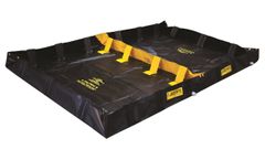Justrite Decon QuickBerm - Model JR-28570 - 6`W x 10`L x 8 Inch H - 2 Zone Portable Multi-Zone Decontamination Berm