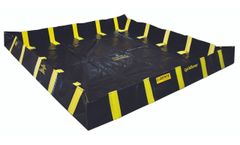 Justrite - Model JR-28542 - QuickBerm with Inside Wall Supports - 10` x 10` x 12 Inch