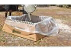 UltraTech - Model UT-3515 - 30 x 30 x 15 Inch - Concrete Washout Berm